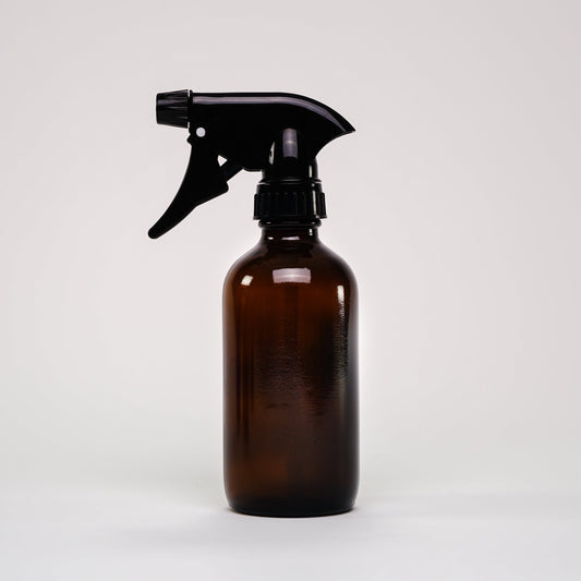 8 oz Amber Glass Keeper Bottles | Spray Nozzle