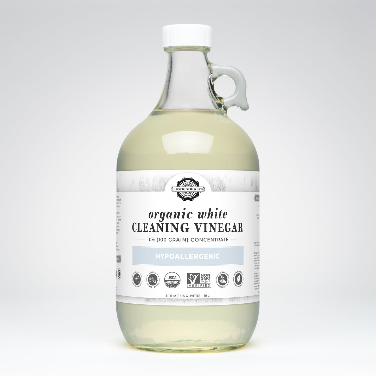 Organic White Cleaning Vinegar Concentrate